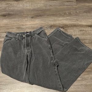 Grey cargo jeans
